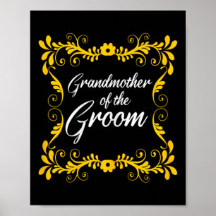 Grandmother Of The Groom Matching Bachelorette Par Poster