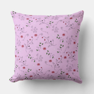 Grandmother's Flower Garden Pattern Cushion