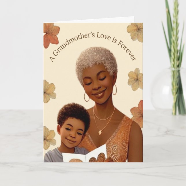 Grandmother's Love Mother's Day Card (Front)