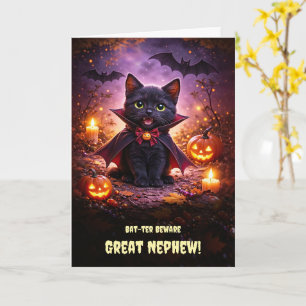 Grandnephew or Great Nephew Happy Halloween Card