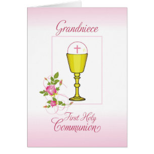 Grandniece Pink First Holy Communion, Chalice