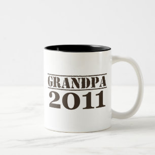 Grandpa 2011 Two-Tone coffee mug