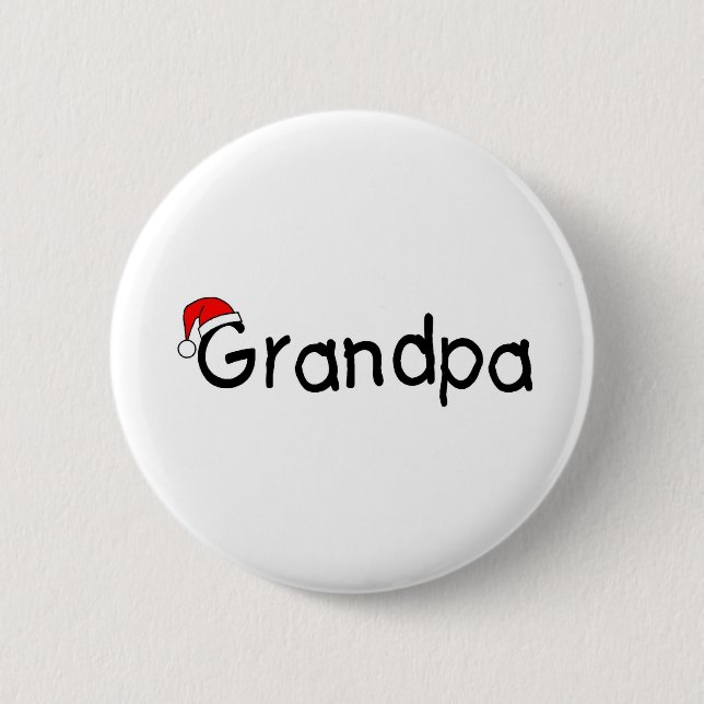 Grandpa 6 Cm Round Badge (Front)