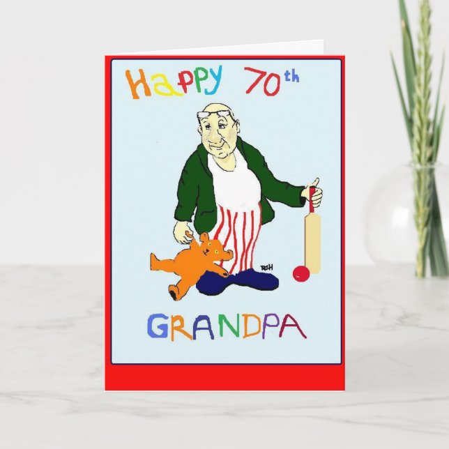 GRANDPA 70TH BIRTHDAY CARD (Front)