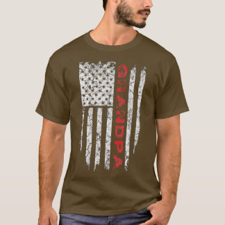 Grandpa American Flag  Fathers Day Gifts  s  T-Shirt