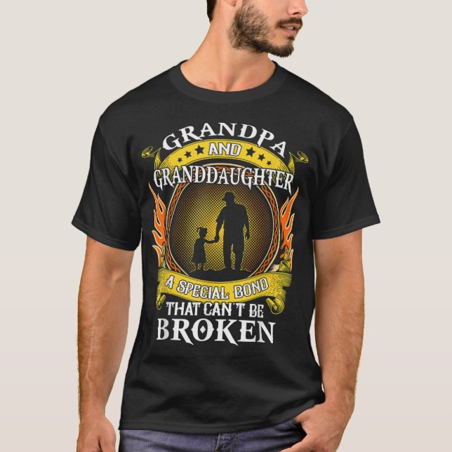 Grandpa and Granddaughter special bond that can't  T-Shirt (Front)