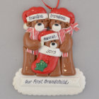 Grandpa and Grandma with Grandchild Ornament