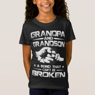 Grandpa And Grandson A Bond That Can't Be Broken T-Shirt