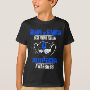 GRANDPA AND GRANDSON BEST FRIEND OF LIFE ALOPECIA T-Shirt