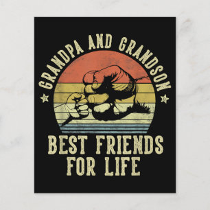 Grandpa and Grandson Best Friends for Life Funny G