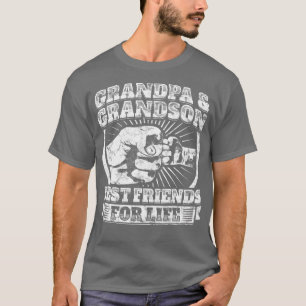 Grandpa And Grandson Gift Family Grandad Fist Bump T-Shirt