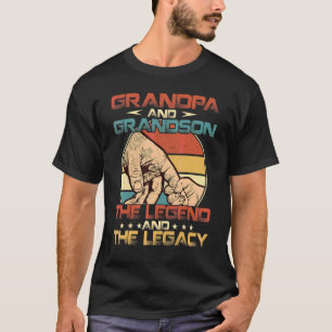 Grandpa And Grandson The Legend And The Legacy Fat T-Shirt