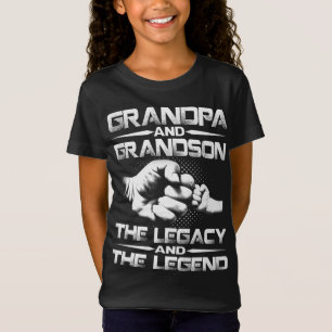 Grandpa And Grandson The Legend And The Legacy T-Shirt