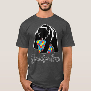 Grandpa Bear Autism Awareness Autism Premium968  T-Shirt