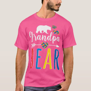 Grandpa Bear Autism Awareness Shirt Love Support M