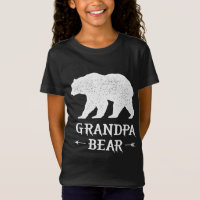 Grandpa Bear funny father's day family design for