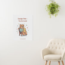Grandpa Bear Greeting Card