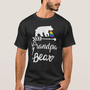 Grandpa Bear Lgbt Lgbtq Rainbow Pride Gay Lesbian T-Shirt