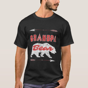 Grandpa Bear Vintage Tee Father'S Day Grumpa Gift