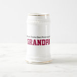 Grandpa Beer Stein<br><div class="desc">Great Dads get promoted to grandpa . A cool gift on fathers day.</div>