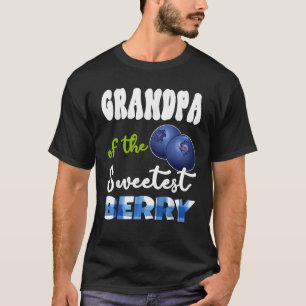 Grandpa Berry 1st Birthday Blueberry Theme Sweetes T-Shirt