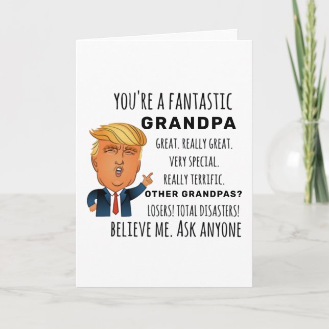 Grandpa Best Gift Card (Front)