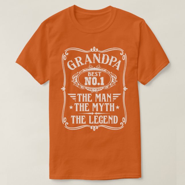 Grandpa best no 1 1 T-Shirt (Design Front)
