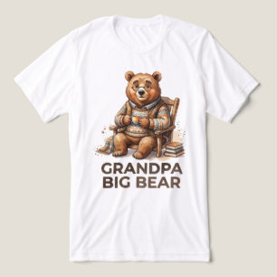 Grandpa Big Bear Trending Design Tri-Blend Shirt