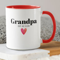 Grandpa Birth Announcement Mug