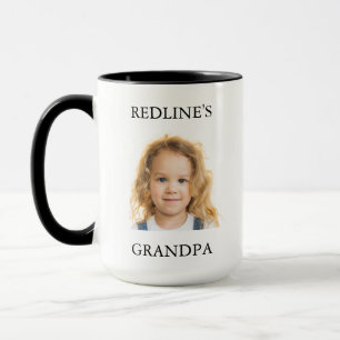 Grandpa Birthday, Baby Face Dady Gift, Custom Face Mug