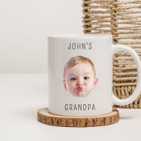 Grandpa Birthday, Baby Face Dady Gift, Custom Face