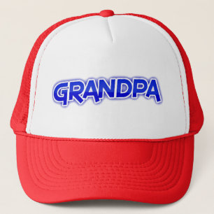 Grandpa (blue lettering) trucker hat