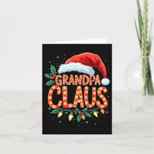 Grandpa Christmas Festive Holiday  Card