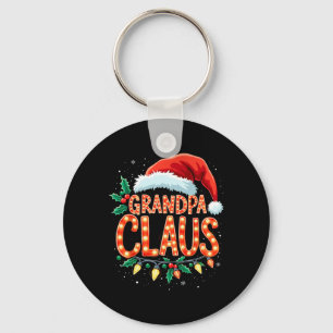 Grandpa Christmas Festive Holiday  Key Ring