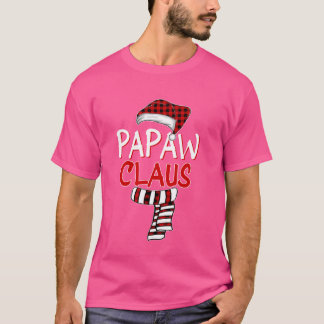 Grandpa Christmas Santa Claus Red plaid Shirt, Pap T-Shirt