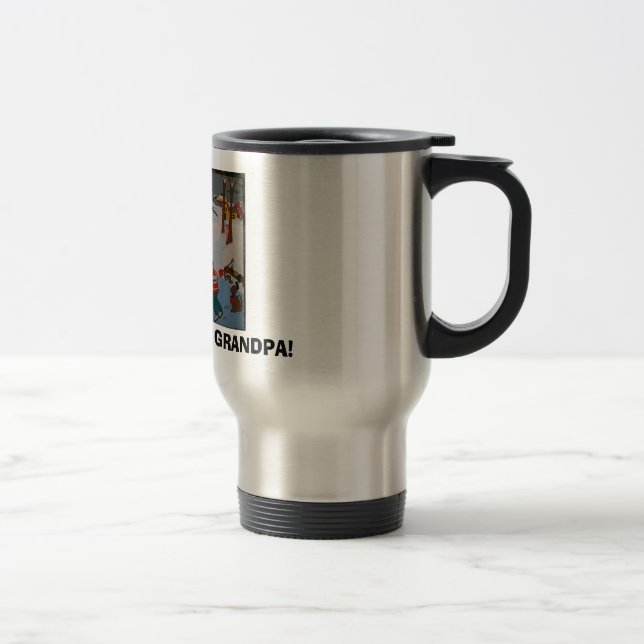Grandpa coffee travel mug. mug (Right)