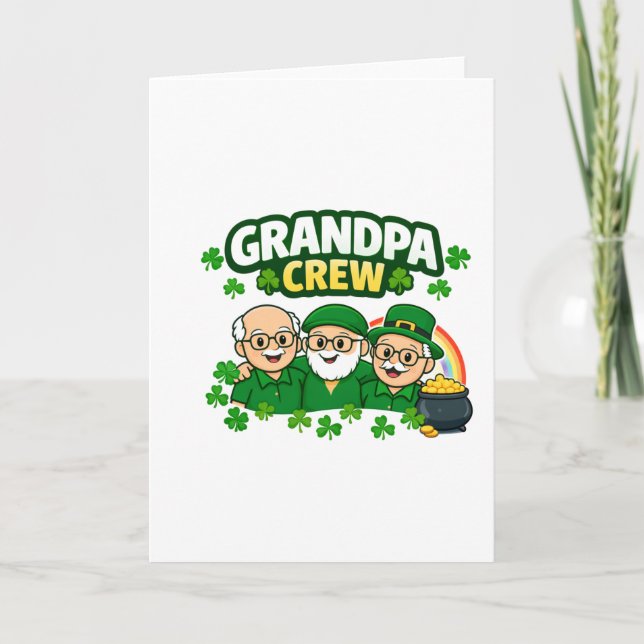 Grandpa Crew Card (Front)