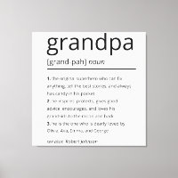 Grandpa Definition, Custom Grandpa Gift Birthday