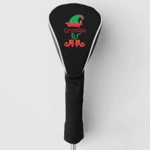 Grandpa ELF Christmas Family Matching Golf Head Cover