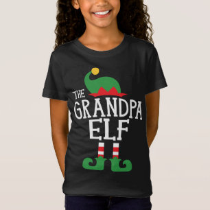 Grandpa Elf Family Christmas Matching Top