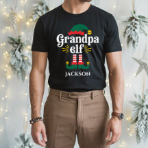 Grandpa Elf Funny Elf Matching Christmas Gift 