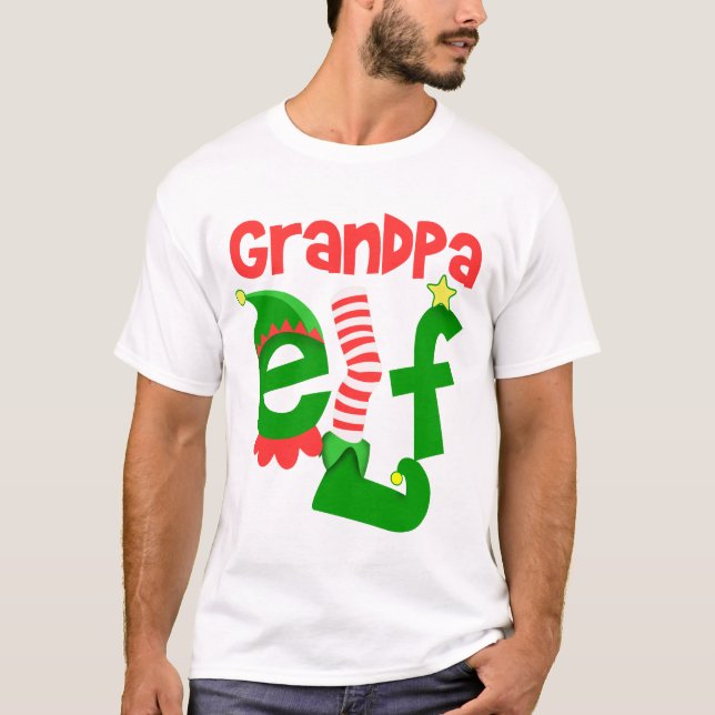 Grandpa Elf T-Shirt (Front)