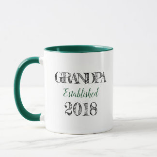 Grandpa Est. 2018 Gift Mug