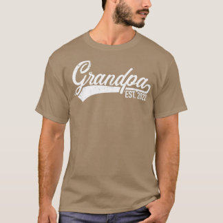 Grandpa est 2022 for grandfather to be T-Shirt