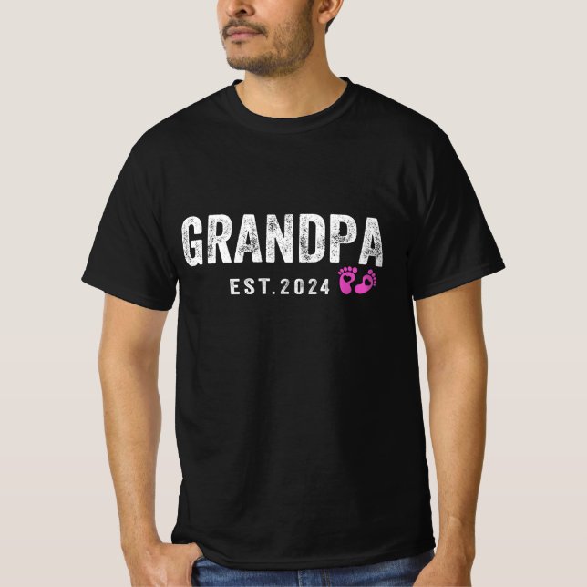 Grandpa Est 2024 T-Shirt (Front)