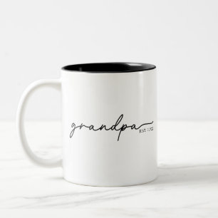 Grandpa Est 20XX Mug – Proud Grandpa Coffee Gift