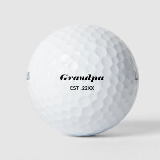 Grandpa EST Golf Balls