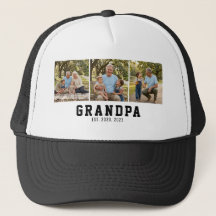Grandpa Established Bold Modern Black 3 Photo