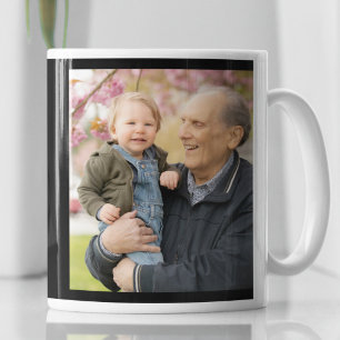 Grandpa established est. custom year coffee mug