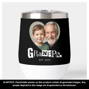 Grandpa Established Photo Gift For Grandfather